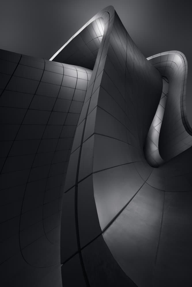 Dynamic Architectural Curves by Olavo Azevedo — canvas wall art