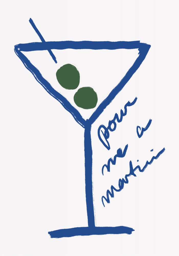 Martini by Athene Fritsch — canvas wall art