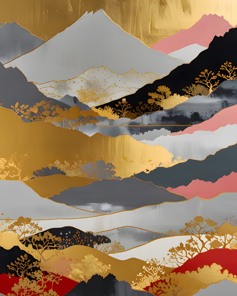 Japanese Landscape by Kintsugi99 — canvas wall art