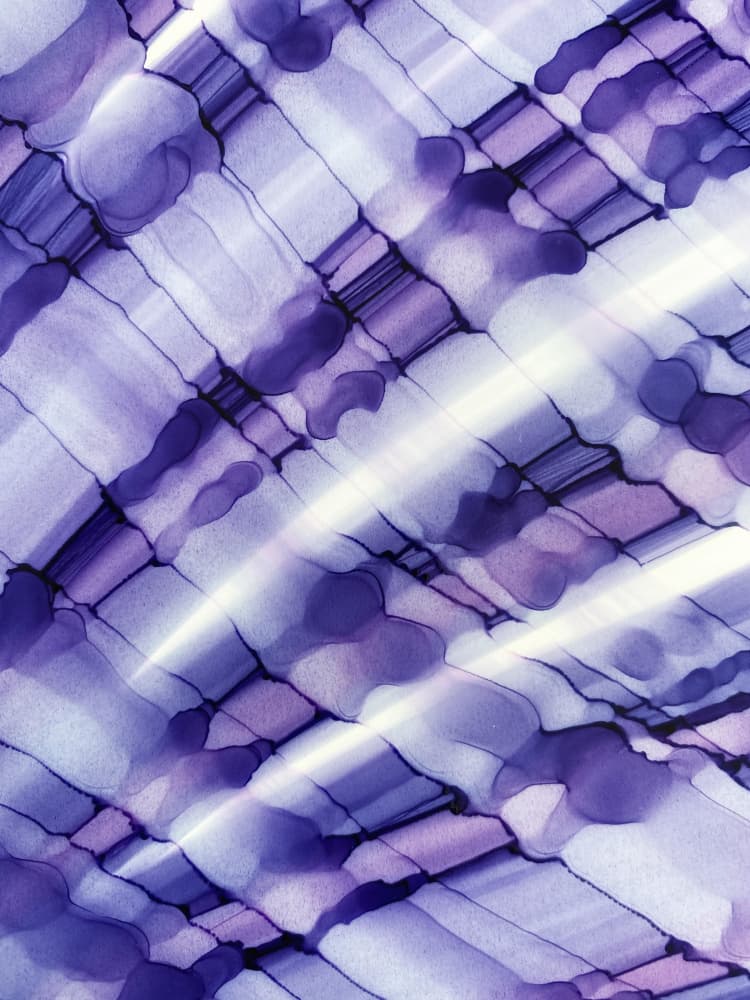 Flowing Purple Pattern by Tara Mann — canvas wall art