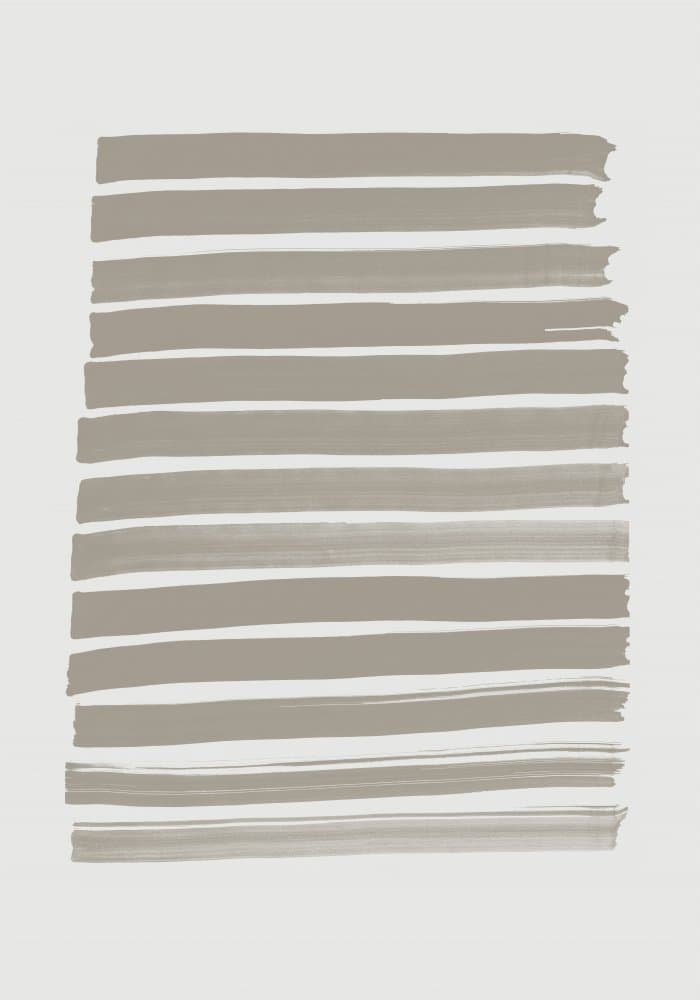 Abstract Taupe Lines by Pictufy Studio — canvas wall art