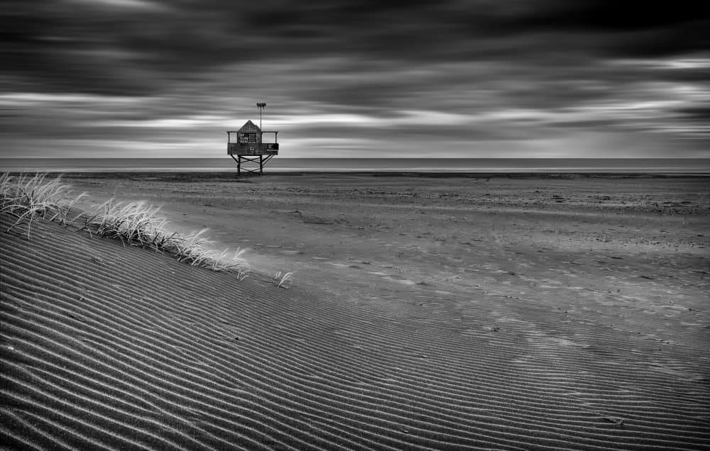 Isolated Beach Shack by Peter Elgar — canvas wall art