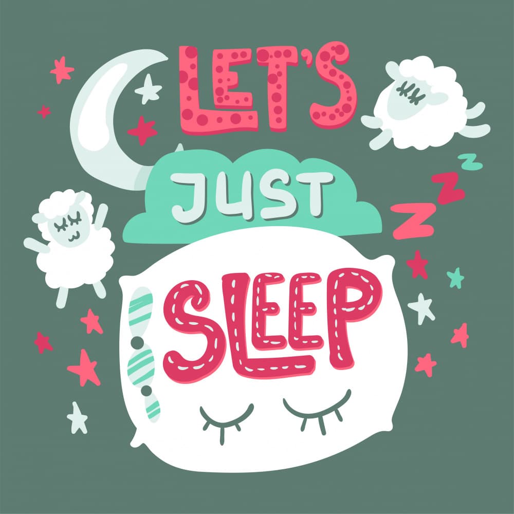 Let's Just Sleep Night by Marika Barsrsind — canvas wall art