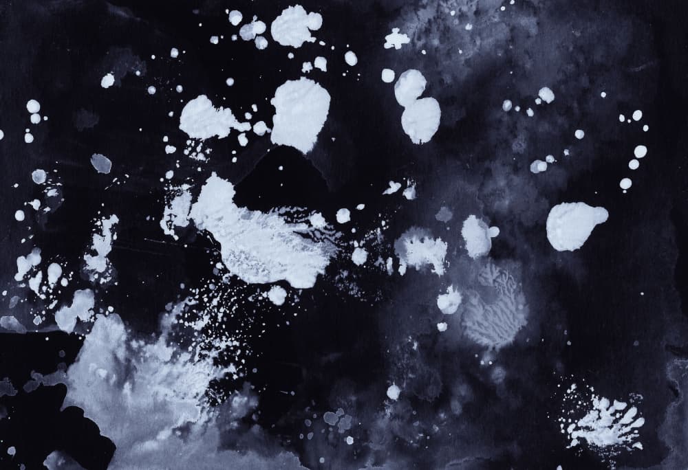 Cosmic Ink Splatter by Santhosh ch — canvas wall art