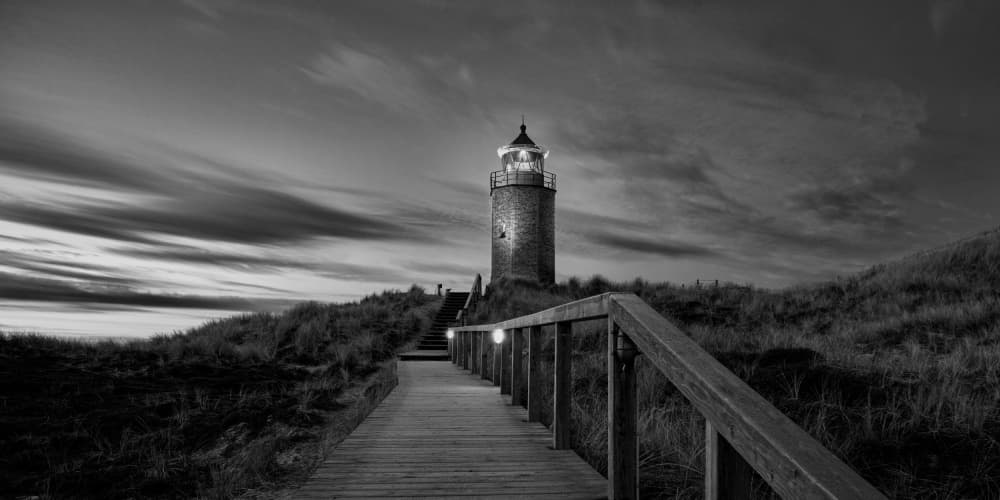 Path to the Lighthouse by Bodo Balzer — canvas wall art