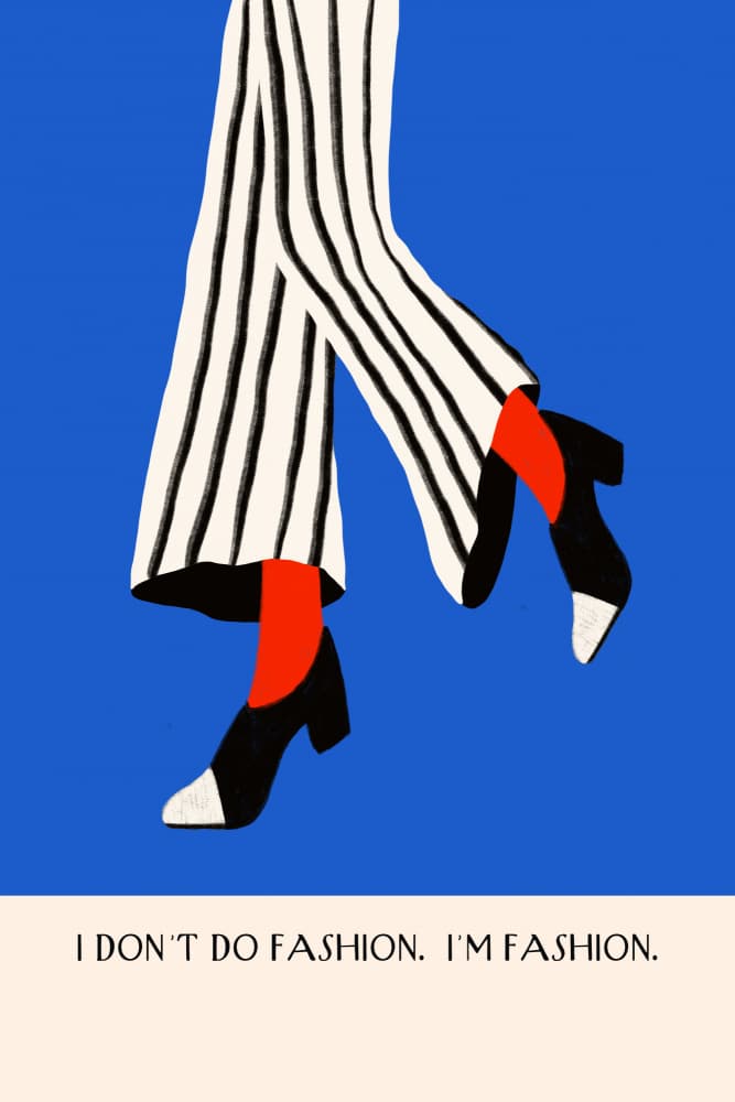 Idontdofashion by Treechild — canvas wall art