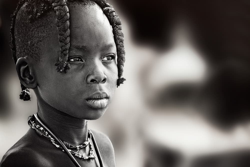Thoughtful Braided Portrait by Piet Flour — canvas wall art