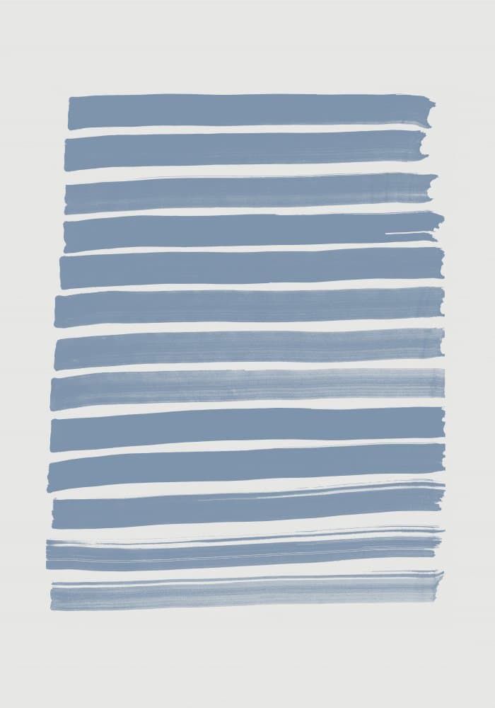 Abstract Blue Lines by Pictufy Studio — canvas wall art