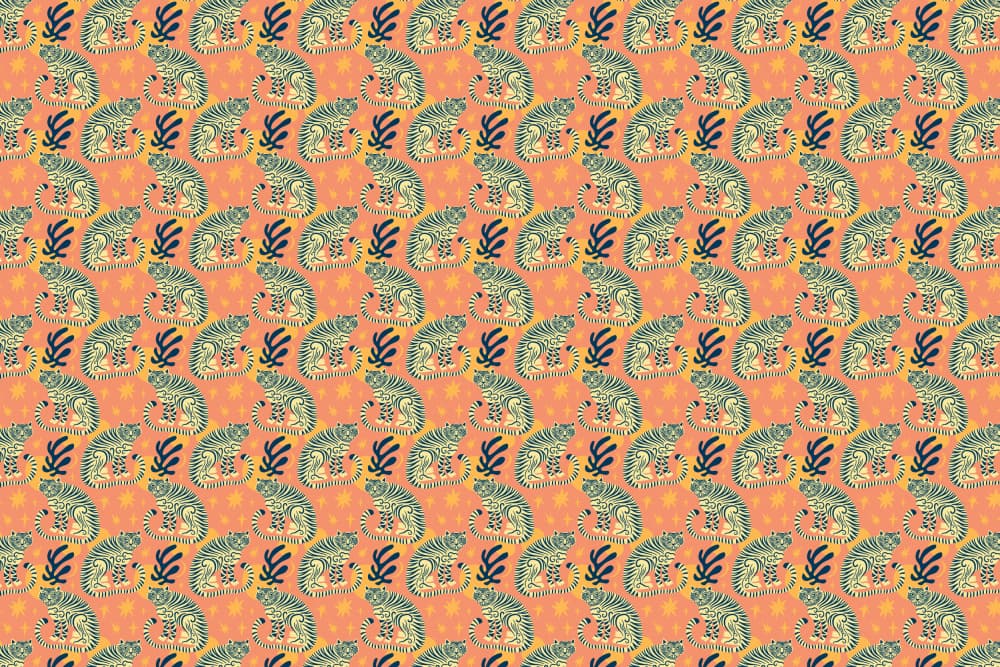 Tigerpatternno18 by Treechild — canvas wall art