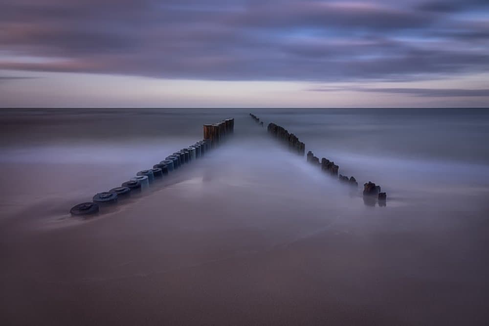 Lines of Baltic Sea V by Martin Morávek — canvas wall art