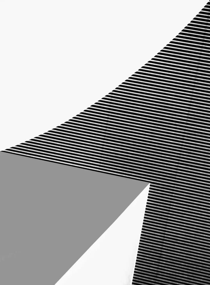 Angular Stripe Forms by Anna Niemiec — canvas wall art