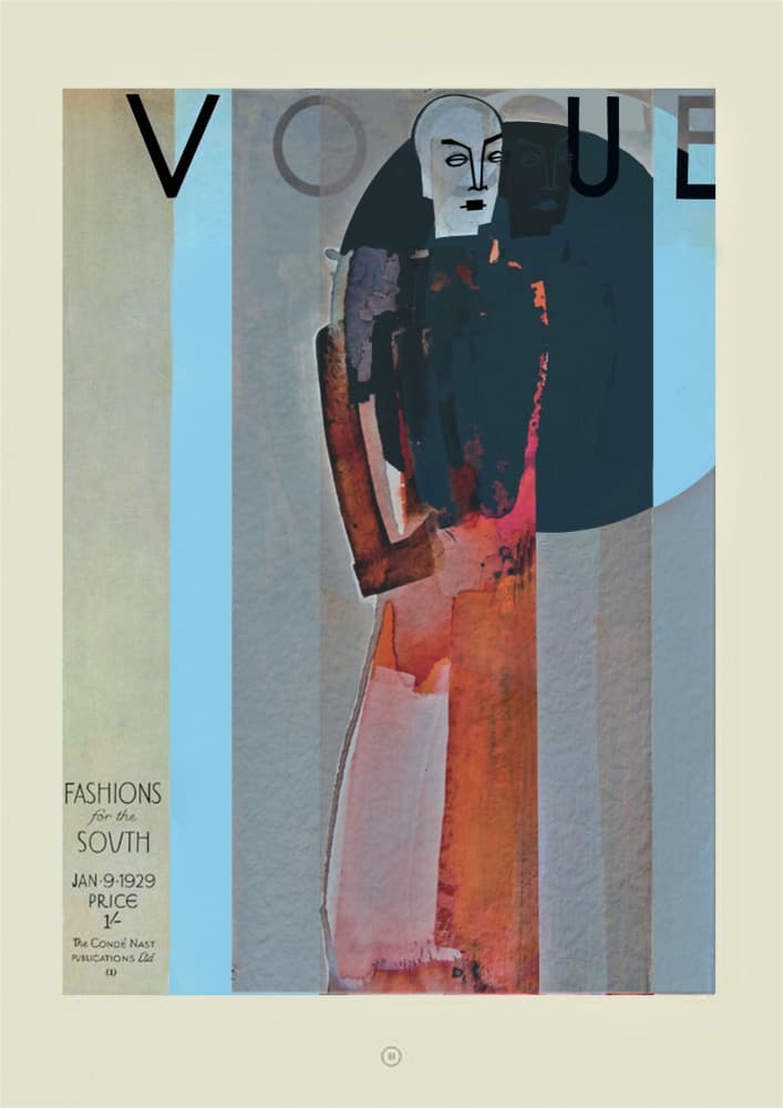 Art Deco Fashion Woman by Doris Schmitz — canvas wall art
