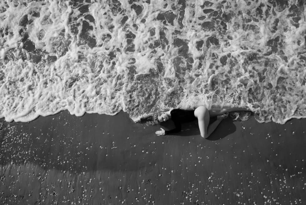 Woman at Water's Edge by Svetlana Kirzh — canvas wall art