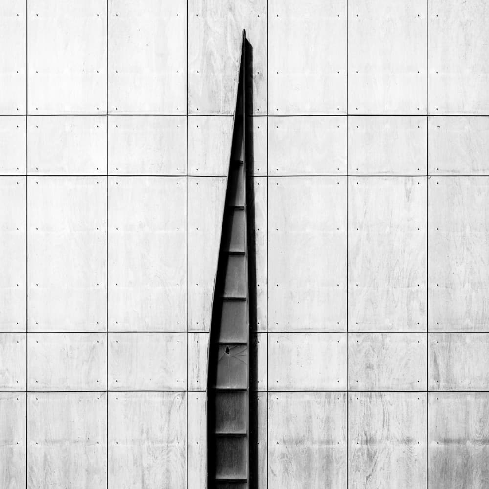 Modern Minimalist Architecture by Franco Tessarolo — canvas wall art