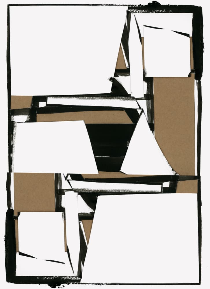 Geometric Blocks Composition by cartissi — canvas wall art