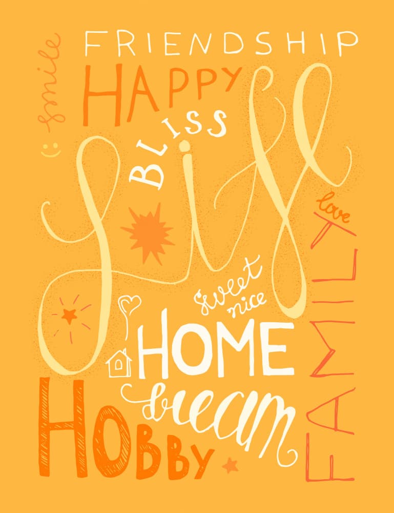 Happy Home Life by Marika Barsrsind — canvas wall art