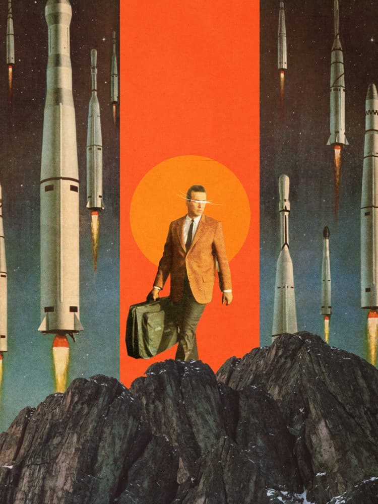The Departure by Frank Moth — canvas wall art