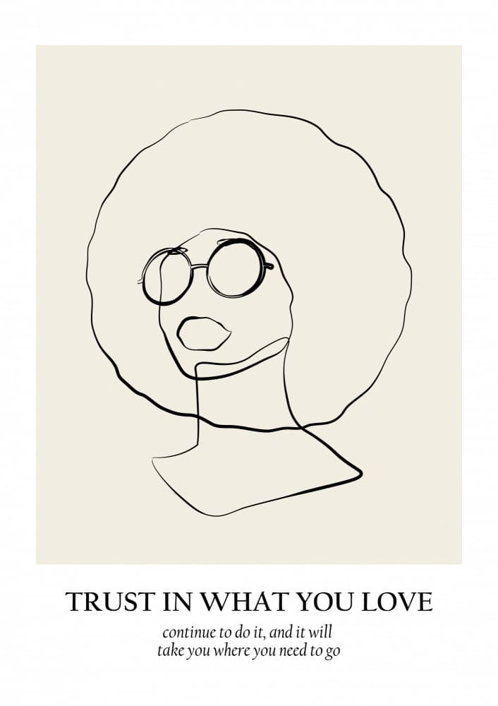 Line art by NKTN — canvas wall art