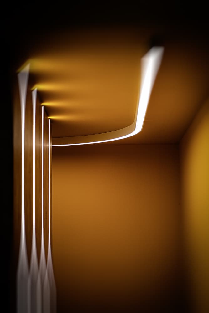 Illuminated Modern Lines by Ruth Franke — canvas wall art