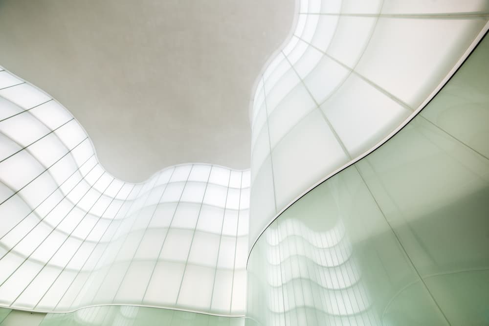 Sleek Modern Curves by Marco Tagliarino — canvas wall art