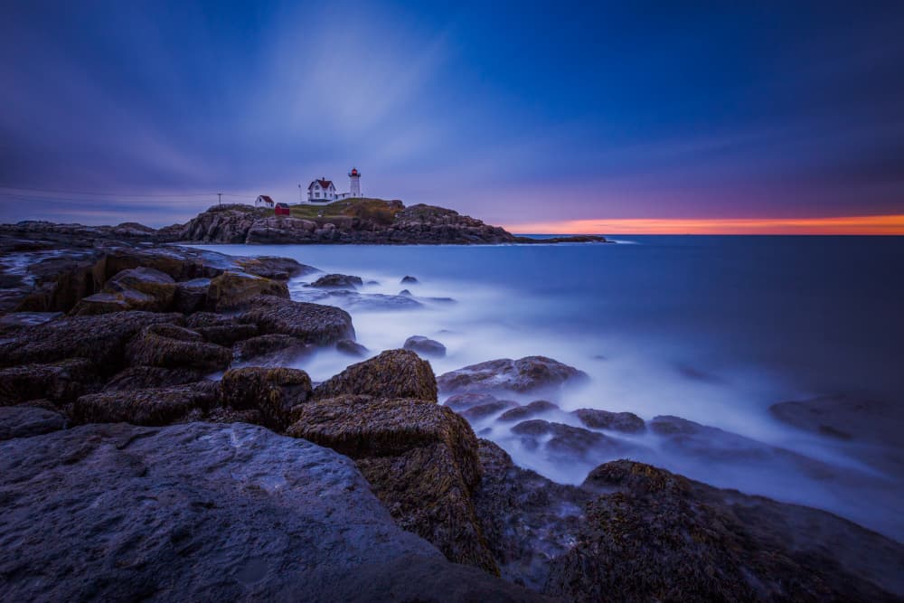 Coastal Twilight Lighthouse by Toby Harriman — canvas wall art