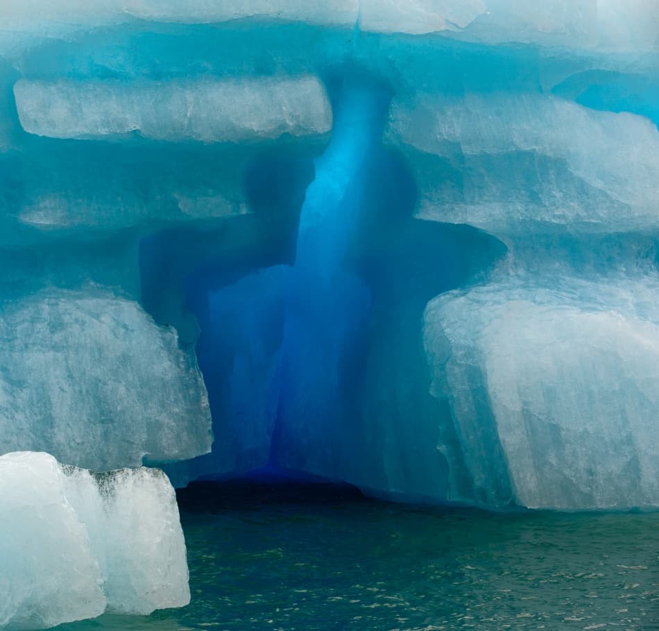 Deep Blue Ice Grotto by Dmitry Dubikovskiy — canvas wall art