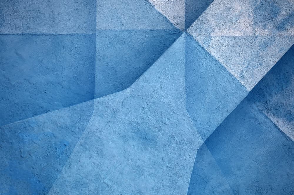 Abstract Blue Angles by Hans-Wolfgang Hawerkamp — canvas wall art