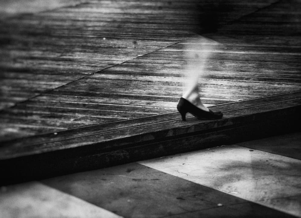 Blurred City Steps by Holger Droste — canvas wall art