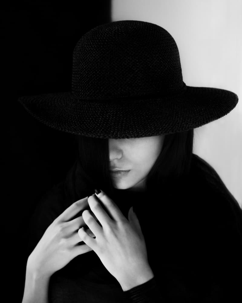 Mysterious Woman In Hat