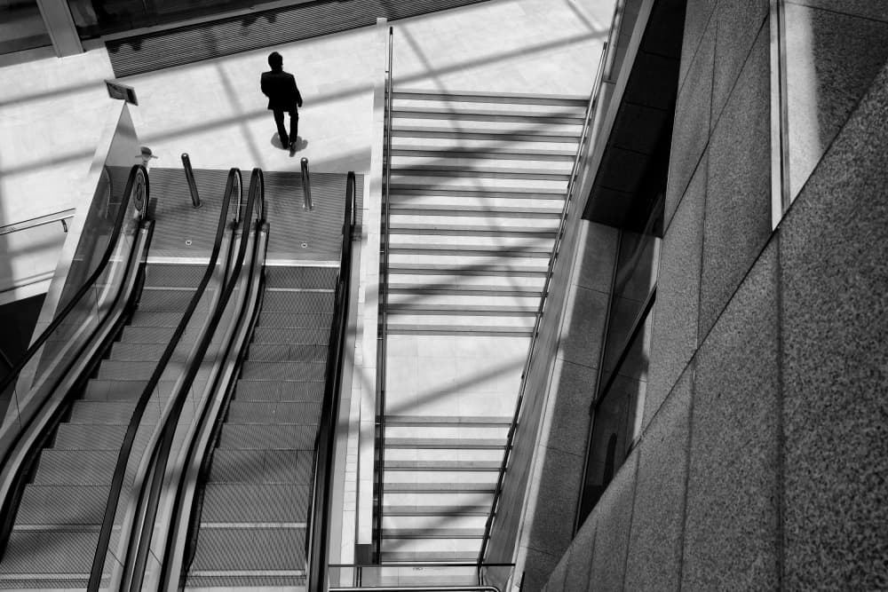 Modern Urban Solitude by Kieron Long — canvas wall art