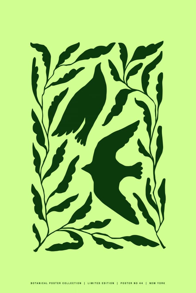 Botanicalposternewyork by Treechild — canvas wall art