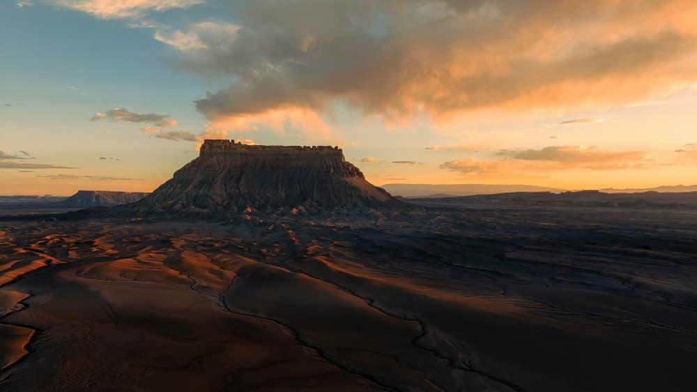 Southwest Mesa Glow by DonnaHom APA — canvas wall art