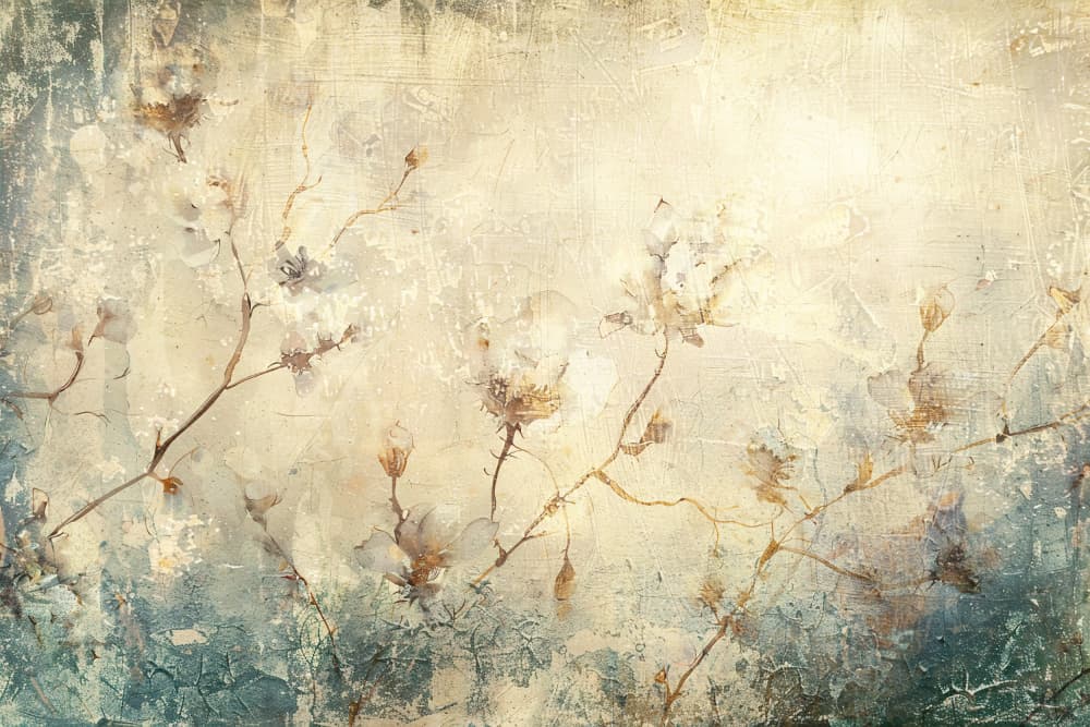 Serene Rustic Blossoms by Rafal Kulik — canvas wall art