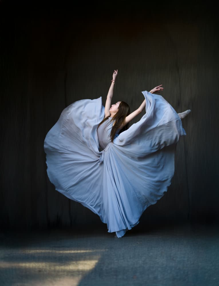 Skirt Dance by Ken Liang — canvas wall art