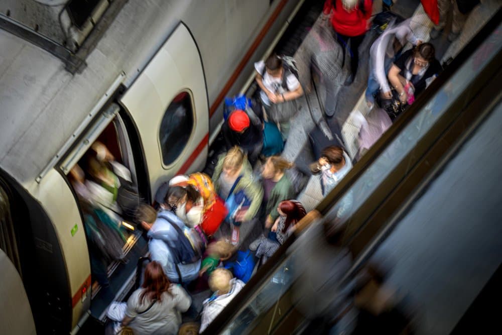 Busy Station Flow by Stephan Rückert — canvas wall art