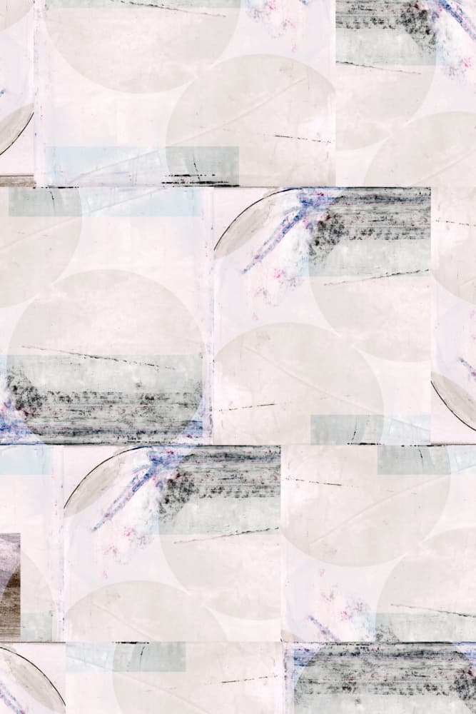 Serene Abstract Shapes by cartissi — canvas wall art