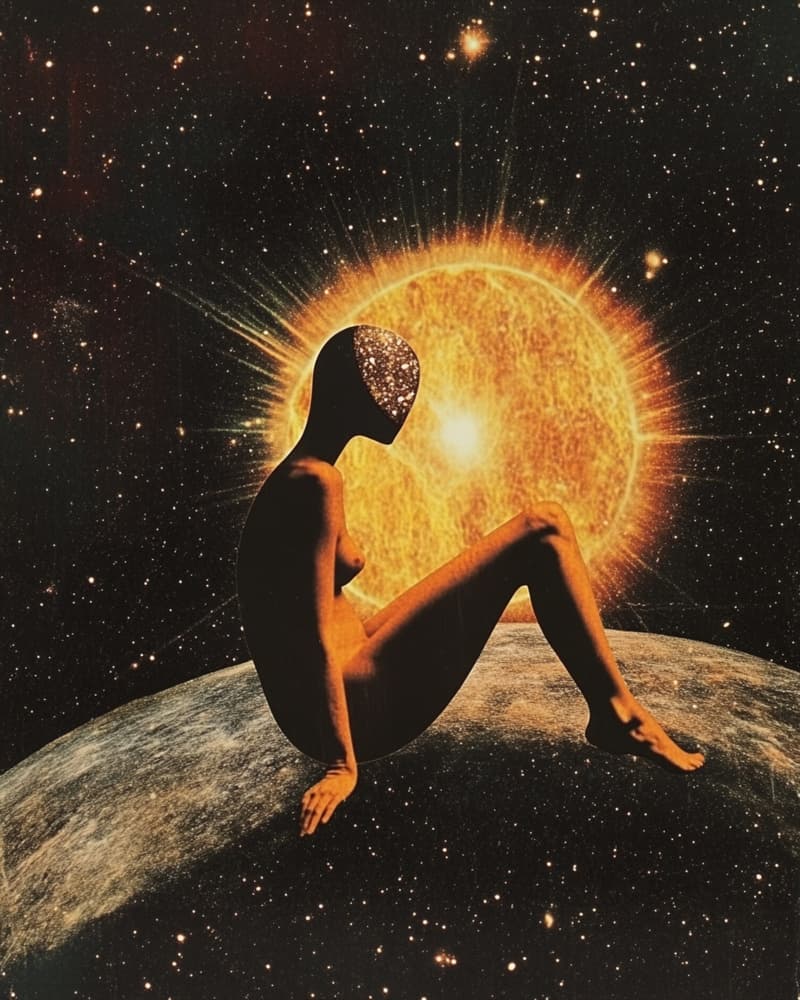 Cosmic Gaze by Samantha Hearn — canvas wall art