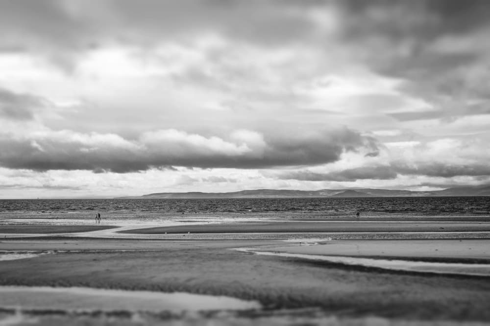 Moody Coastal Expanse by Lynann Colligan — canvas wall art