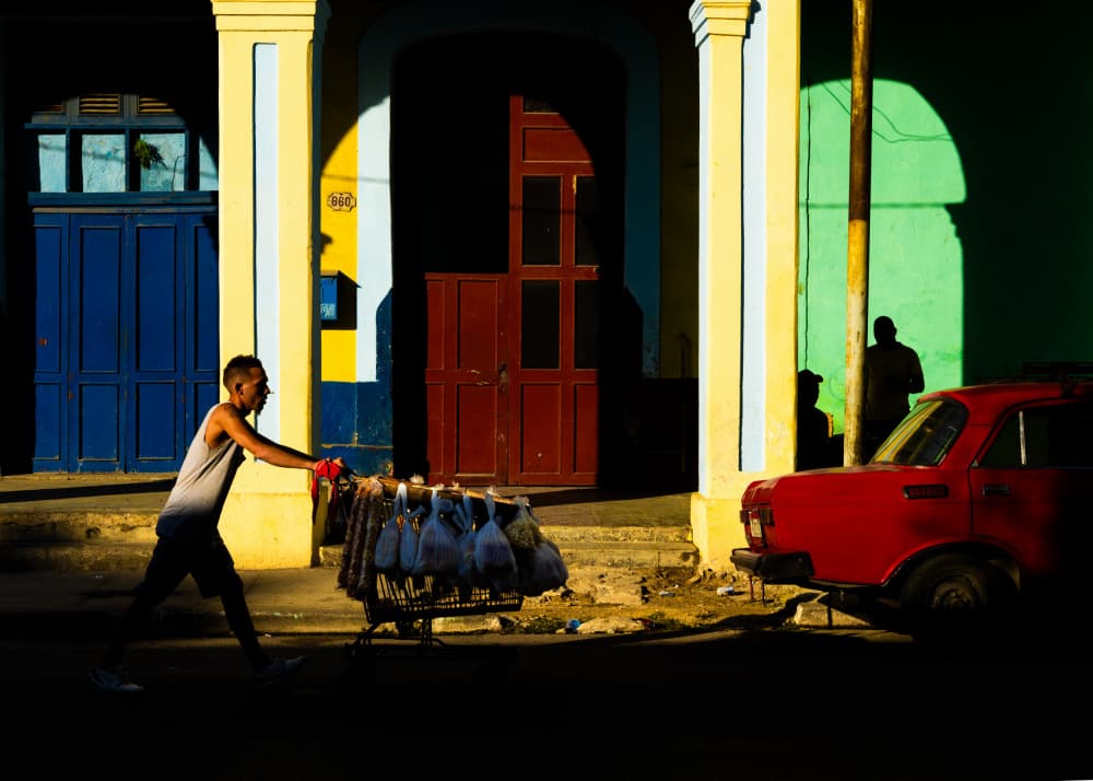Cuban Street Life by Tony Xu — canvas wall art