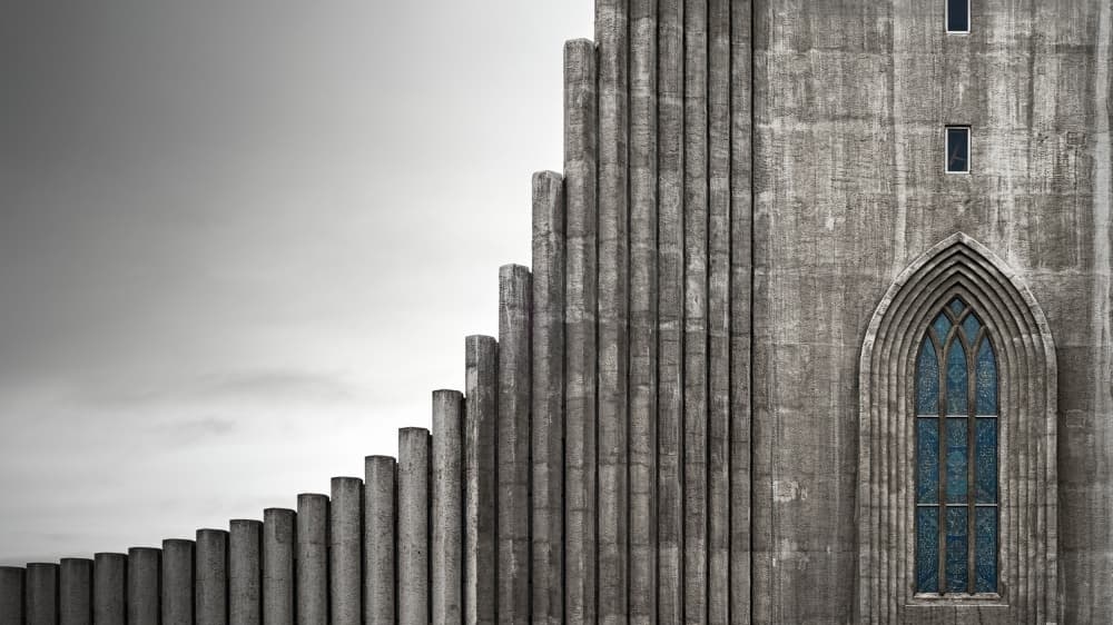Modern Gothic Architecture by piXXelpark — canvas wall art