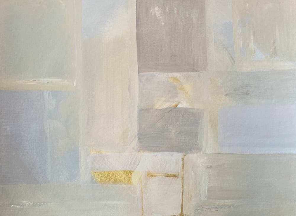 Soft Abstract Blocks by Breanna Megan Studio — canvas wall art