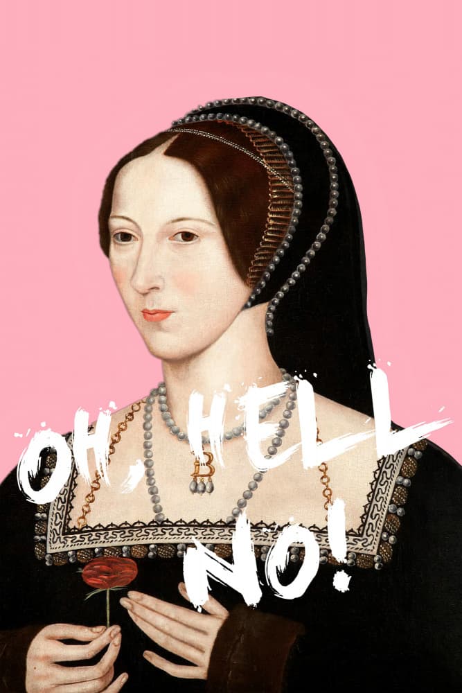 Oh Hell No Queen by Talitha McQueen — canvas wall art