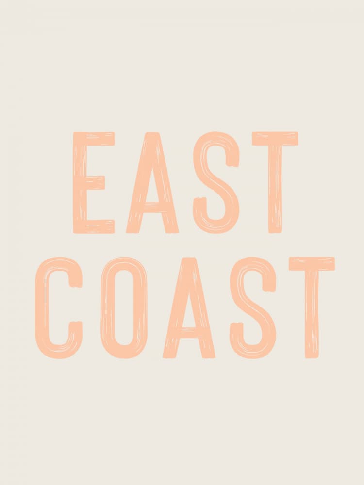 East Coast Vibes by Jolly and Dash — canvas wall art