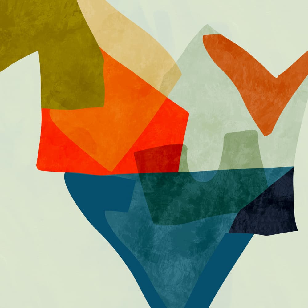 Shapes&lines5 Kopie by Ana Rut Bre — canvas wall art