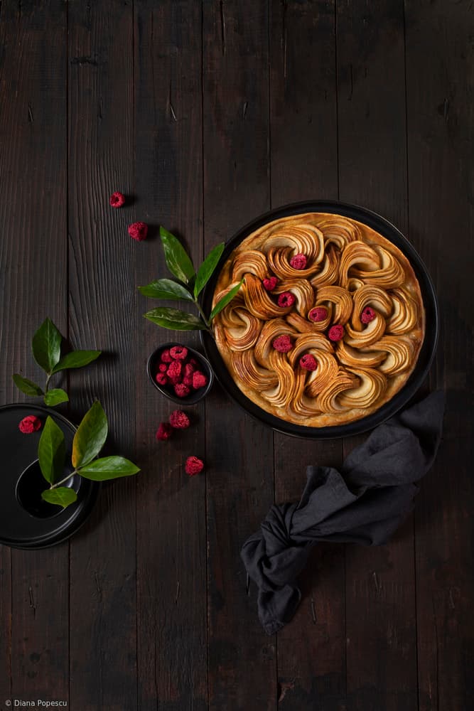 Apple swirls by Diana Popescu — canvas wall art