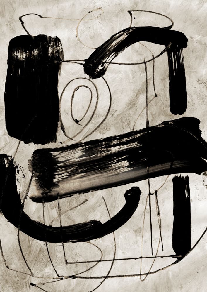 Vintage Abstract by Dan Hobday — canvas wall art