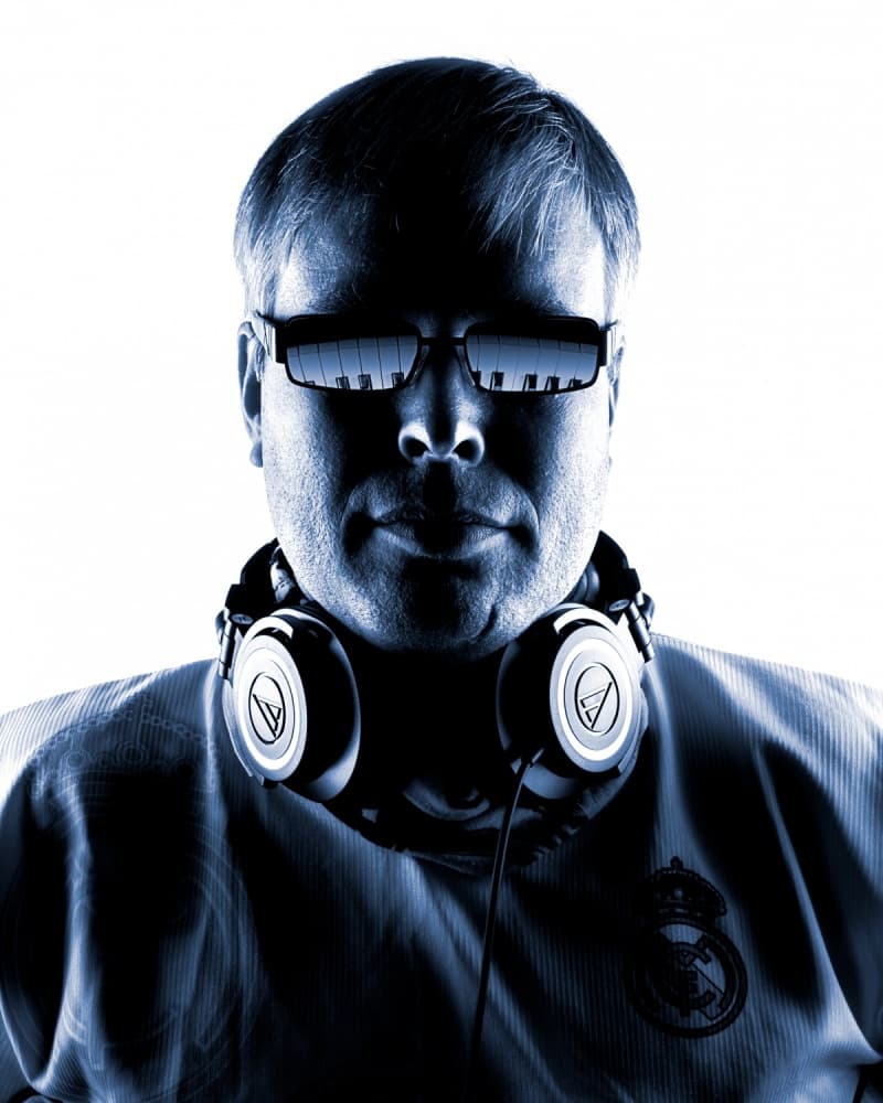 Music Man Reflection by Petri Damstén — canvas wall art