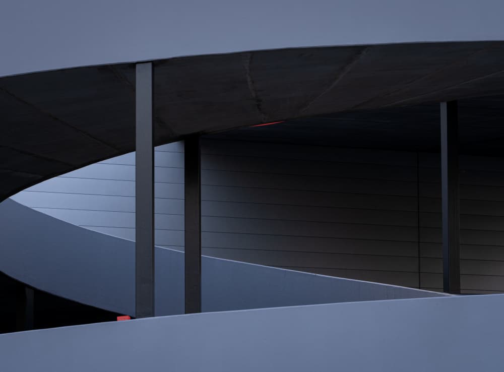 Modern Architectural Curves by Streiff Marcel — canvas wall art