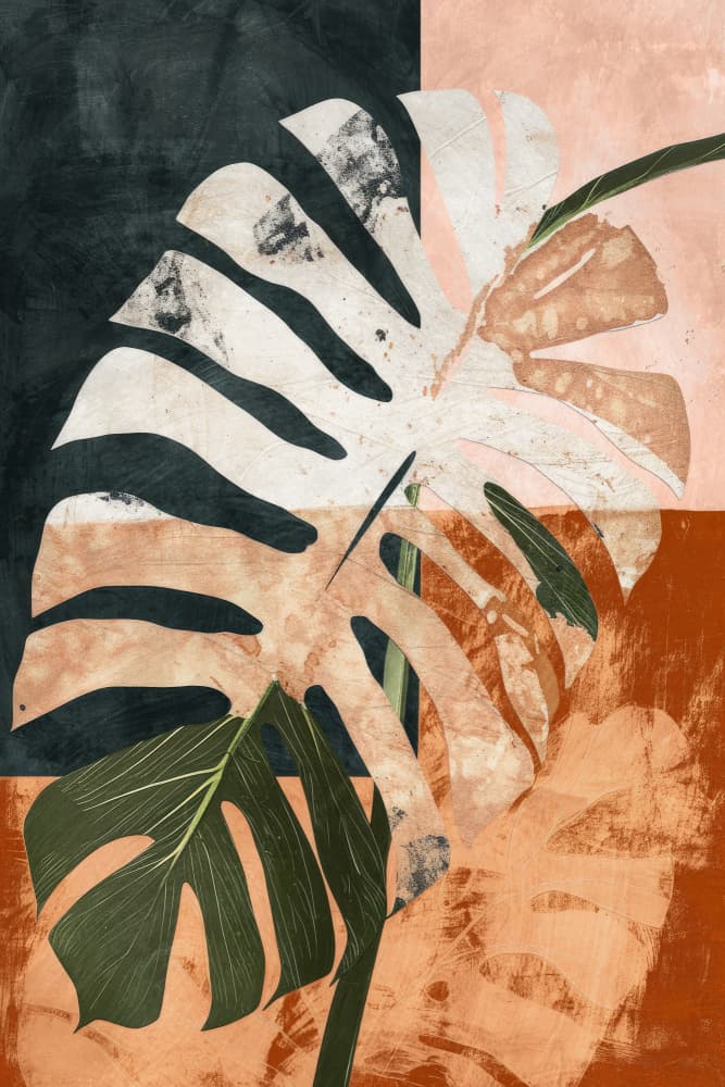 Tropical Layers by Treechild — canvas wall art