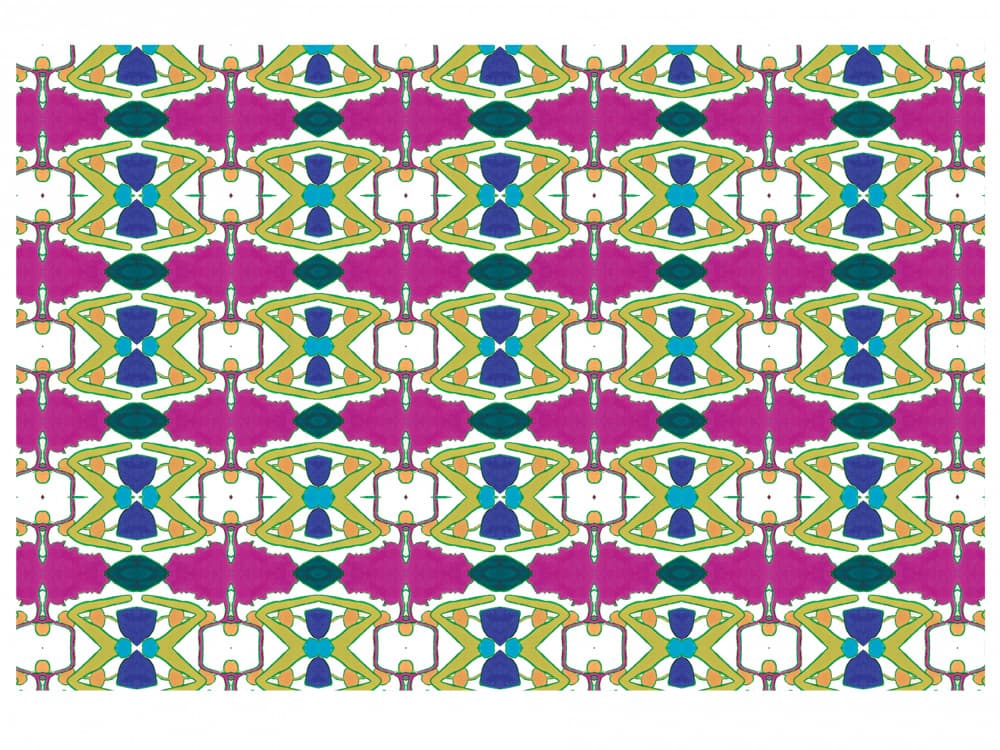 Vibrant Geometric Pattern by Breanna Megan Studio — canvas wall art